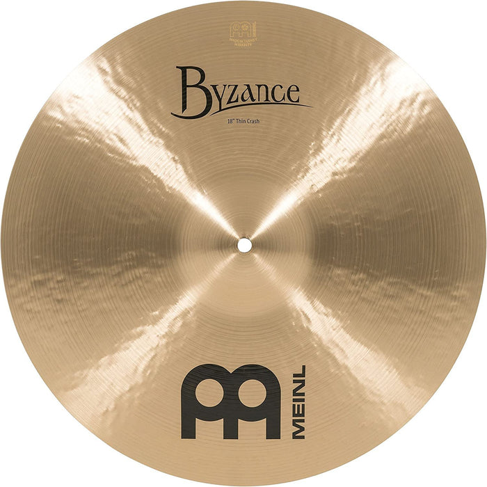 Meinl Cymbals B18JMTC Byzance 18-Inch Jazz Medium Thin Crash Cymbal