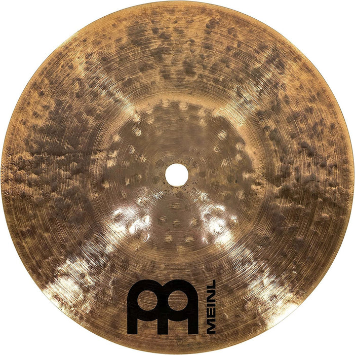 Meinl Cymbals Byzance 8" Dark Splash — MADE IN TURKEY — Hand Hammered B20 Bronze, 2-YEAR WARRANTY, B8DAS