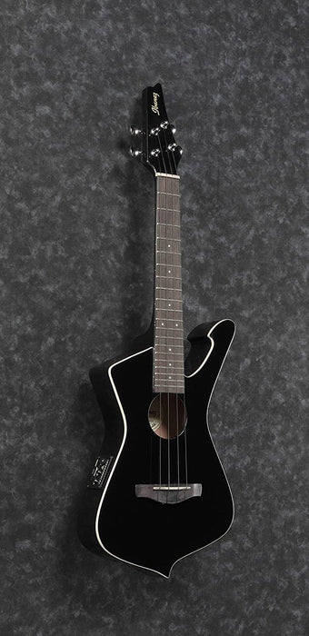 Ibanez UICT10 Iceman Tenor Ukulele - Black High Gloss