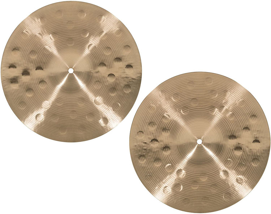 Meinl Cymbals Byzance 14" Dual Hihats, Pair — MADE IN TURKEY — Hand Hammered B20 Bronze, 2-YEAR WARRANTY, B14DUH