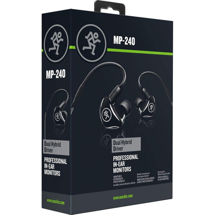 Mackie MP Series In-Ear Headphones & Monitors with Dual Hybrid Drivers (MP-240)