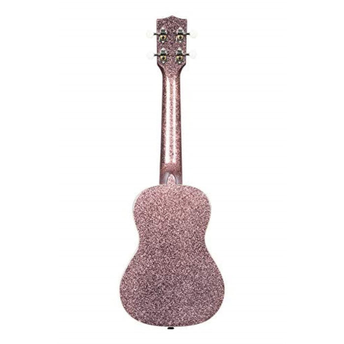 Kala Pink Champagne Sparkle Concert Ukulele (KA-SPRK-PINK)