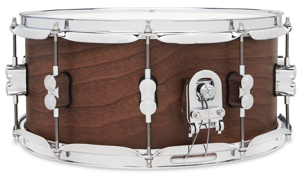 PDP Limited Edition Maple/Walnut Shell 6.5"x14" Snare Drum - Natural Satin Finish