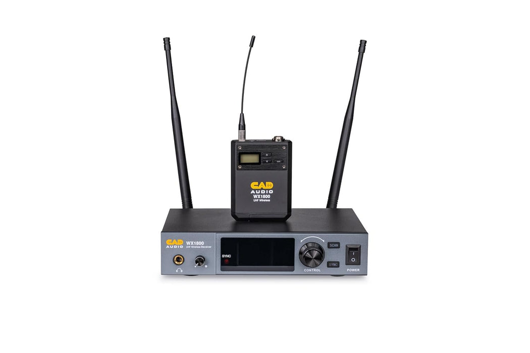 CAD Audio WX1800BP True Diversity UHF Wireless Body Pack Microphone System