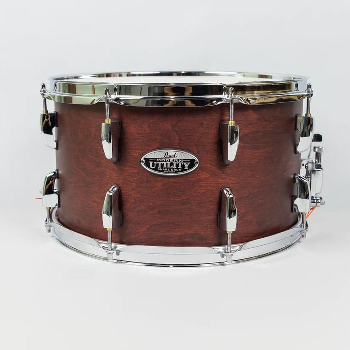Pearl LTD Modern Utility Maple Snare Drum 14in x 8 In Satin Mahogany