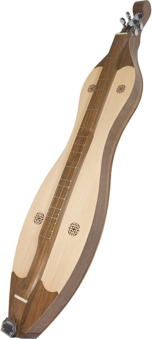 ROOSEBECK GRACE MOUNTAIN DULCIMER 4-STRING VAULTED SPRUCE KNOTWORK - WALNUT