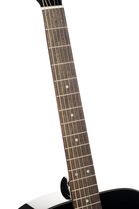 Cort EARTH60BK Earth 60 Dreadnought Acoustic Guitar Black Gloss