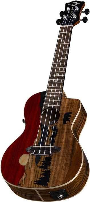 Luna Guitars Vista Bear, 4-String Concert Acoustic/Electric Ukulele (UKEVISTABEARC)