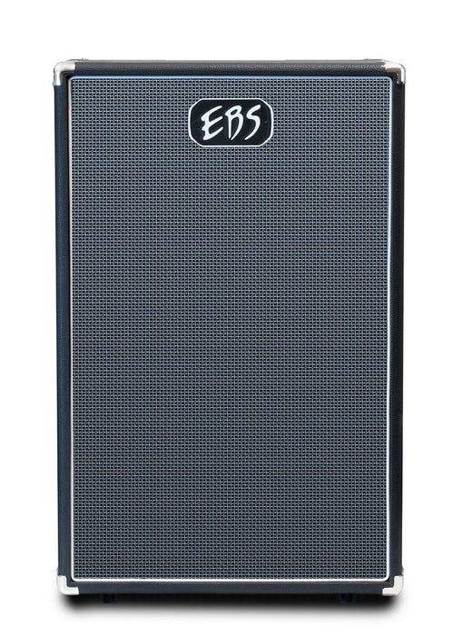 EBS ClassicLine 212 Vertical Bass Speaker Cabinet - 500W RMS, 2x12" Speakers with Tweeter, 4-Ohm, Vertical MiniTower Design, Wheels and Handles, Padded Cover Included