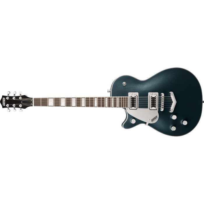 Gretsch Left-Handed Electromatic Jet BT Single-Cut Electric Guitar with V-Stoptail, Laurel Fingerboard - Jade Grey Metallic (G5220LH)