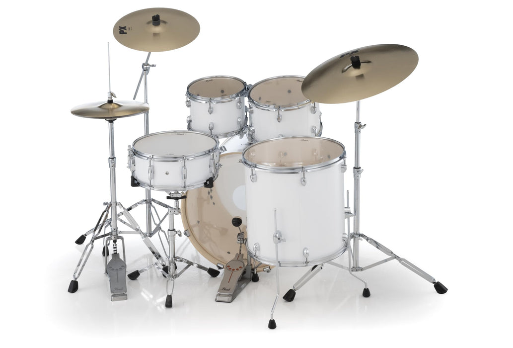 Export 5 Piece Shell Pack 22/16/13/12/14 Pure White with Hardware (Cymbals Sold Separately)