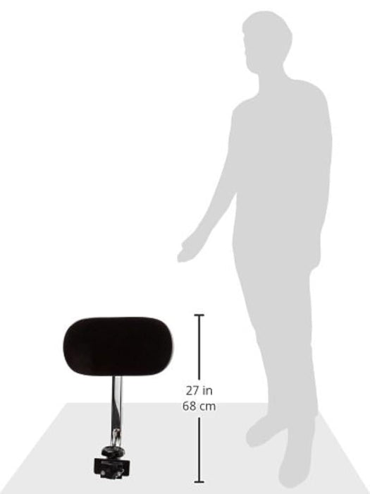 Gibraltar Universal Backrest with Adjustable Lower Back Support for 9000 Series Drum Thrones