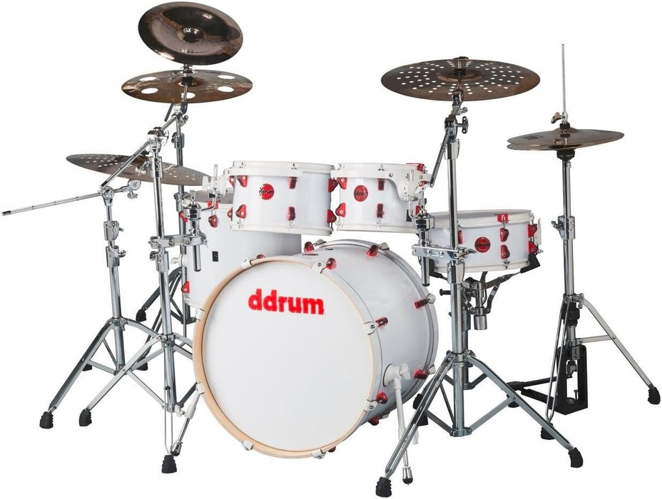 ddrum HYBRID 5 PLAYER WHT -Piece Drum Shell Pack