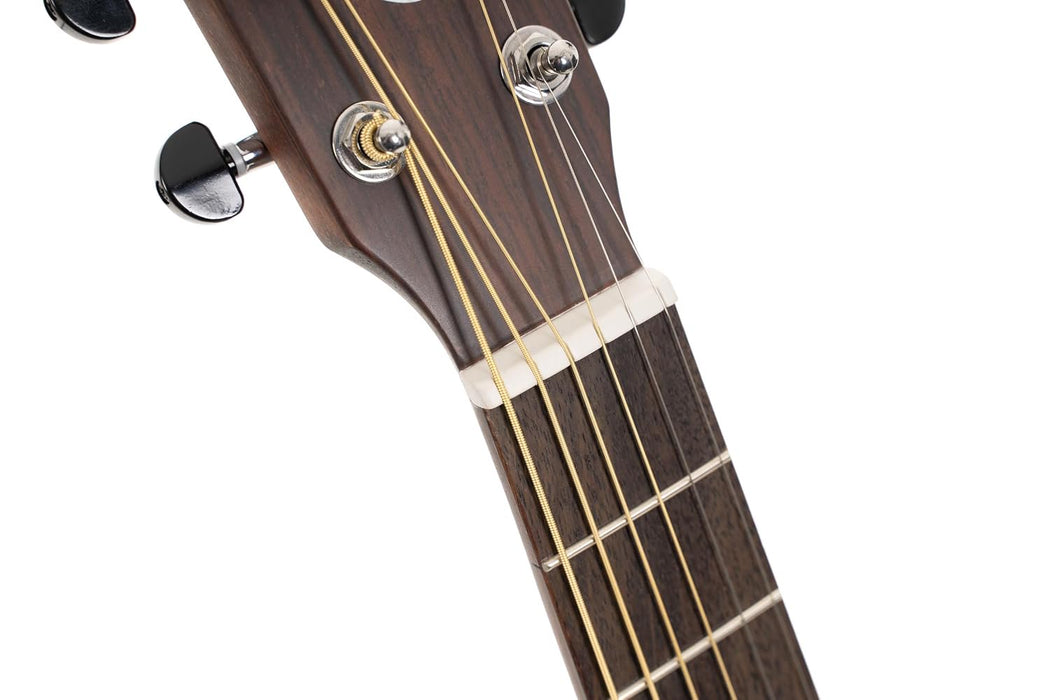Cort EARTHGO-OPBB Earth Go HyVibe H2 Acoustic Electric Guitar Open Pore Brown Burst w/Bag