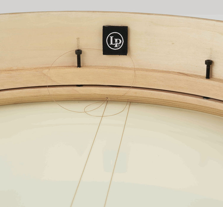 Latin Percussion LP1531BF 20" x 4" Black Fade Tunable Bendir, Frame Drum (LP5031BF)