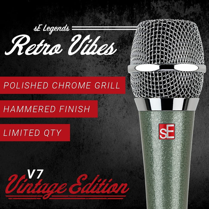 sE Electronics - V7 Dynamic Vocal Microphone - Vintage Edition