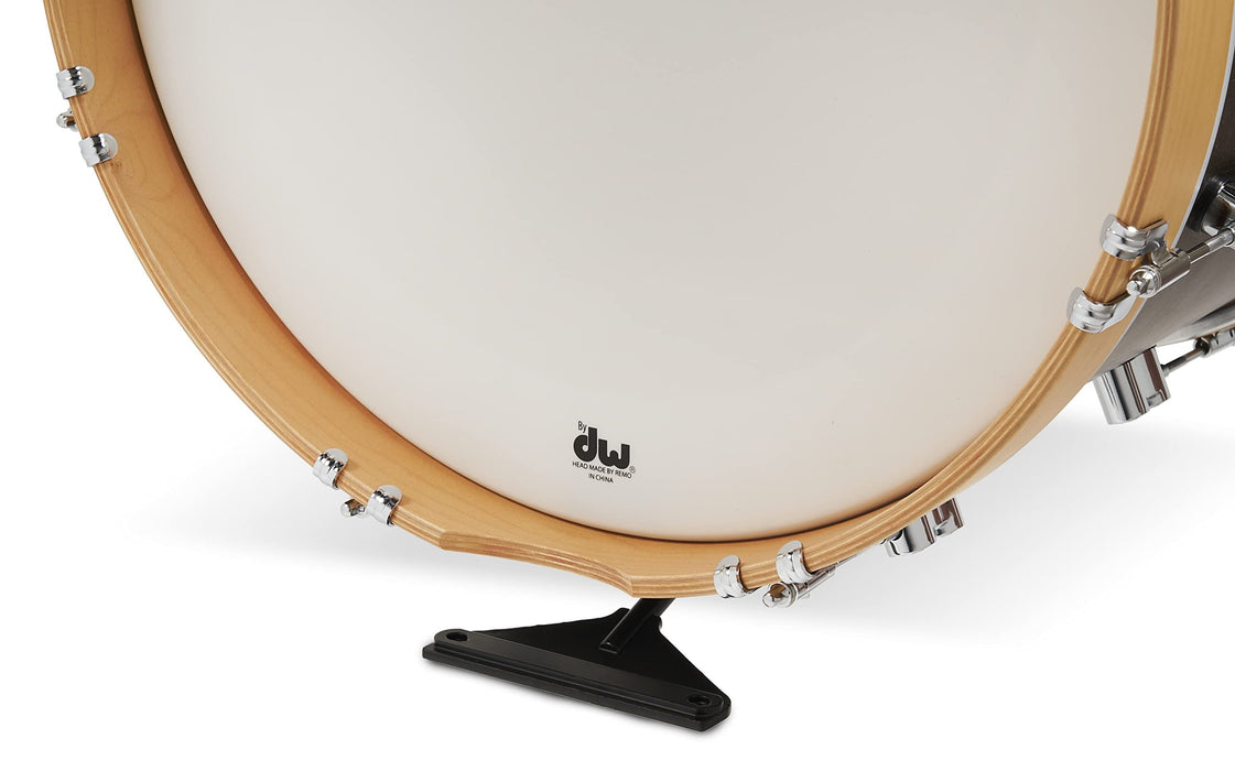 Pacific Drums & Percussion Drum Set Concept Classic 3-Piece Bop, Walnut with Natural Hoops Shell Packs (PDCC1803WN)