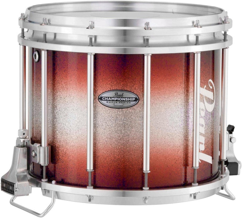 Pearl Championship Maple Varsity FFX Marching Snare Drum Burst Finish 14 x 12 in. Garnet Silver #972