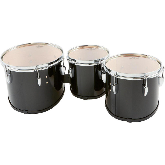 Pearl Competitor Marching Tom Set Level 1 Midnight Black (#46) 8,10,12 set