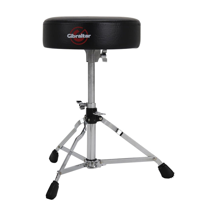 Gibraltar Drum Throne with Adjustable Height, Round Seat, Single-Braced Drum Stool, 4000 Series (4608)