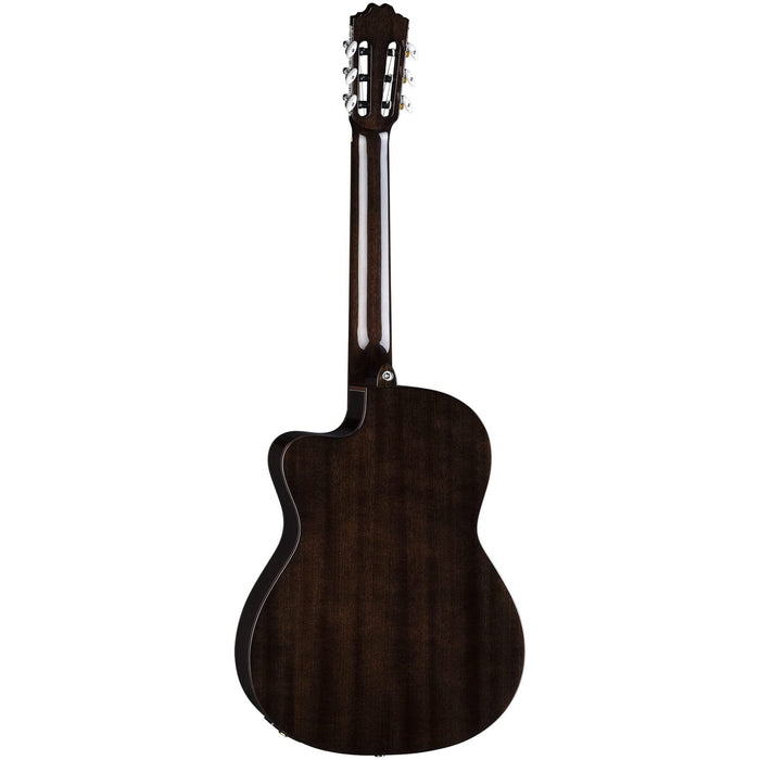 Dean EC CE BKB Espana Classical Nylon Full Size A/E Guitar, Black Burst