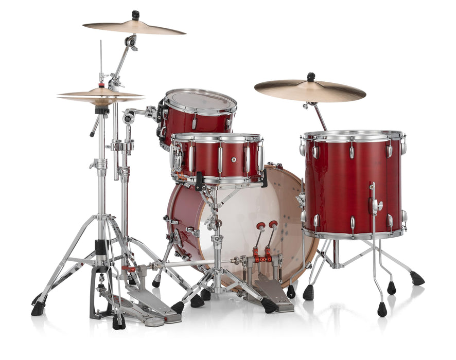 Pearl PMX Professional Series 3-Piece Drum Shell Pack 22/16/12 Sequoia Red Optimount