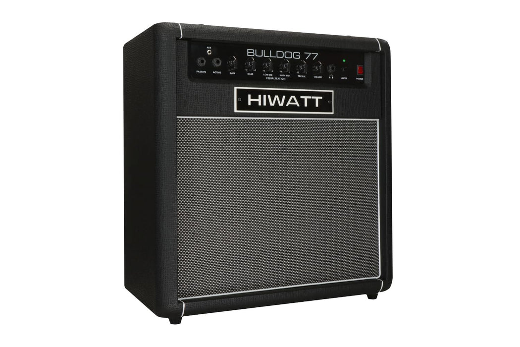 Hiwatt Bulldog 77 Combo, 100W Bass Amplifier, 12 Inch Speaker, Black