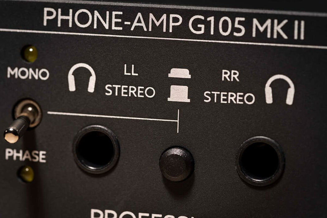 Lake People G105 MK II Compact Studio Headphone Amplifier for 2 Headphones (LP-G105-MKII-U)