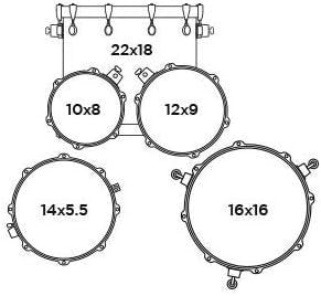 Mapex Armory 5-Piece Rock Shell Pack - Redwood Burst (AR529SRA)