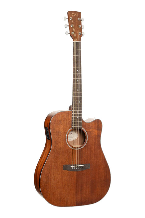 Cort EARTH60MCEOP Earth 60 Mahogany Acoustic-Electric Guitar Open Pore