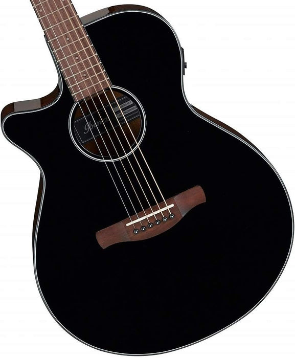 Ibanez AEG50L Left-Handed Acoustic-Electric Guitar - Black High Gloss