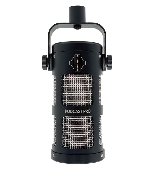 Sontronics Podcast Professional Dynamic Mic for Podcast, Broadcast, Streaming, Gaming & VC - XLR Connection, No Phantom Power Required - Lifetime Microphone Warranty - Designed & Built in UK (Black)
