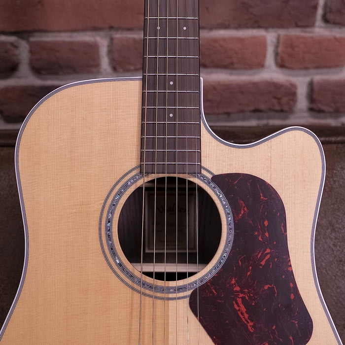 Walden D600CE Natura Solid Sitka Top/Rosewood Dreadought Acoustic Cutaway-Electric Guitar - Satin Natural