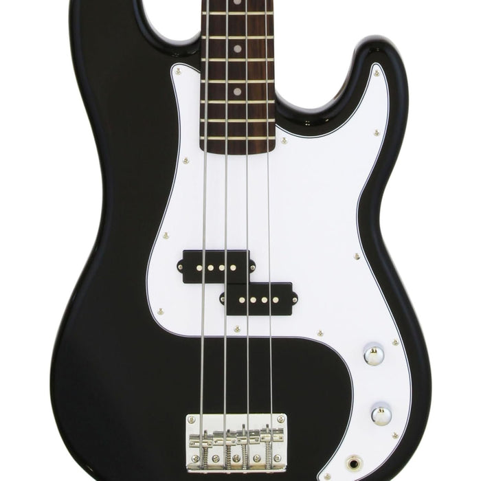 Aria STB-PB Electric Bass Guitar in Black
