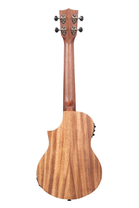 Teak Tri-Top Tenor Ukulele w/ Cutaway & EQ (KA-TK-T-CE)