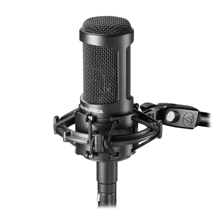 Audio-Technica AT2035 Cardioid Condenser Microphone, Perfect for Studio, Podcasting & Streaming, XLR Output, Includes Custom Shock Mount
