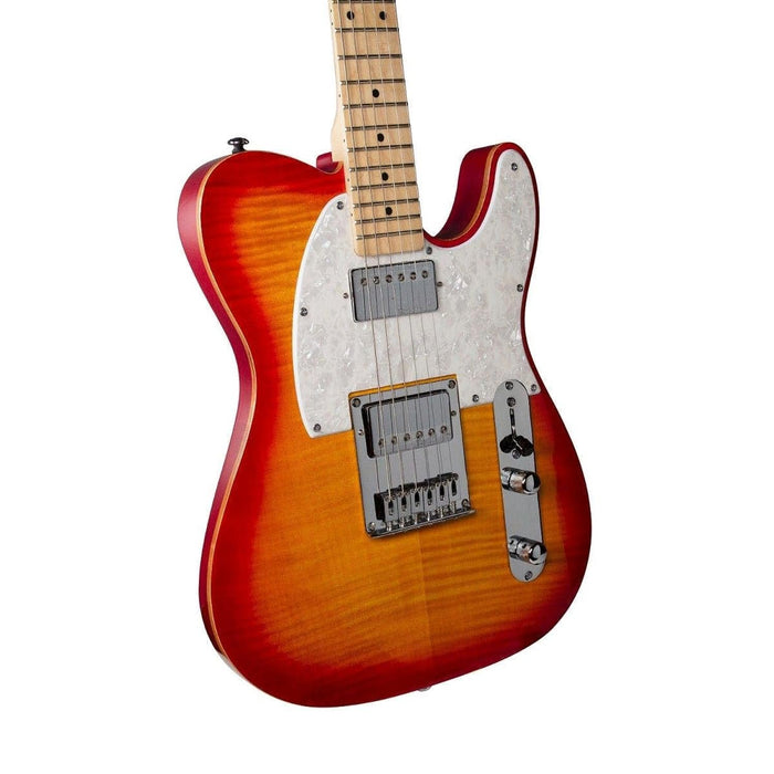 Michael Kelly 53DB Electric Guitar (Cherry Sunburst, Maple Fingerboard)