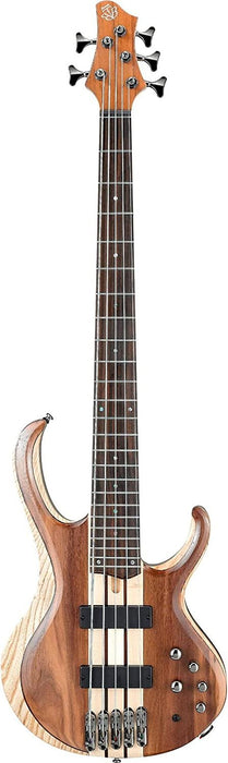 Ibanez BTB745 5-String Electric Bass Guitar Low Gloss Natural