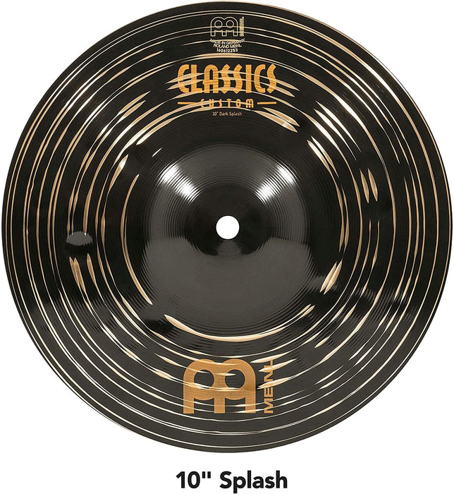 Meinl 18" China Cymbal - Classics Custom Dark - Made in Germany, 2-YEAR WARRANTY (CC18DACH)