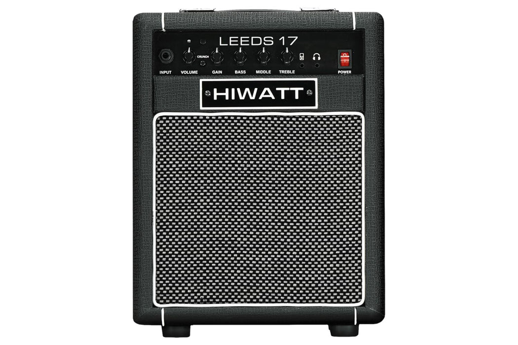 Hiwatt Leeds 17 Watt Guitar Combo Amplifier with Bluetooth, Black, 8" Speaker, 17 Watts