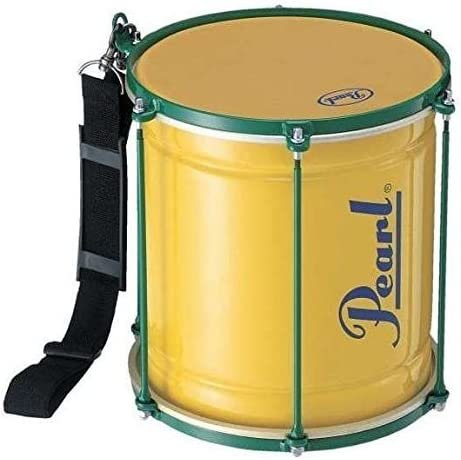 Pearl Brazilian Percussion Repinique, Yellow, Green and Blue, 10"x10" (PBR10S)