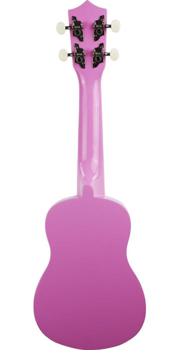 Amahi Fine Instruments Soprano Ukulele w/Gig Bag (Bubble Gum Pink)