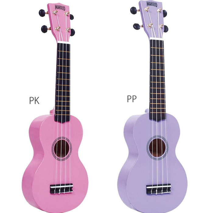 Mahalo Ukuleles MR1RD Rainbow Series Soprano Ukulele,Red