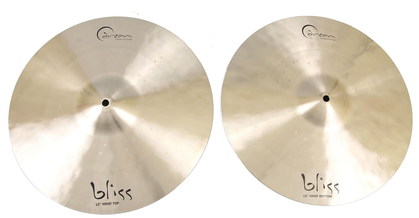 Dream Cymbals BHH15 Bliss Series 15-Inch Hi-Hat Cymbals