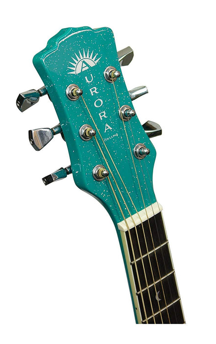 Luna Aurora Borealis 3/4-Size Acoustic Guitar - Teal Pearl (ARBOR TEAL)