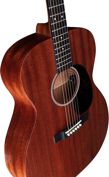 Martin Guitar Road Series 000-10E Acoustic-Electric Guitar with Gig Bag, Sapele Wood Construction, 000-14 Fret and Performing Artist Neck Shape with High-Performance Taper