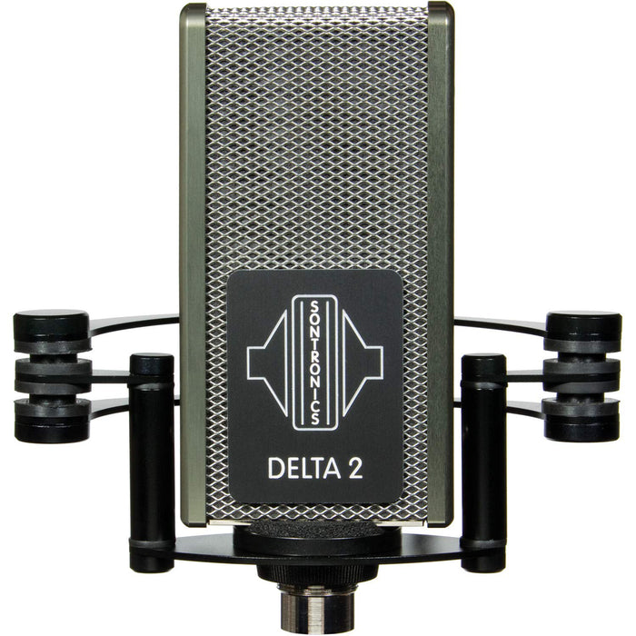 Sontronics Delta 2 - Rugged Ribbon Microphone, Silver