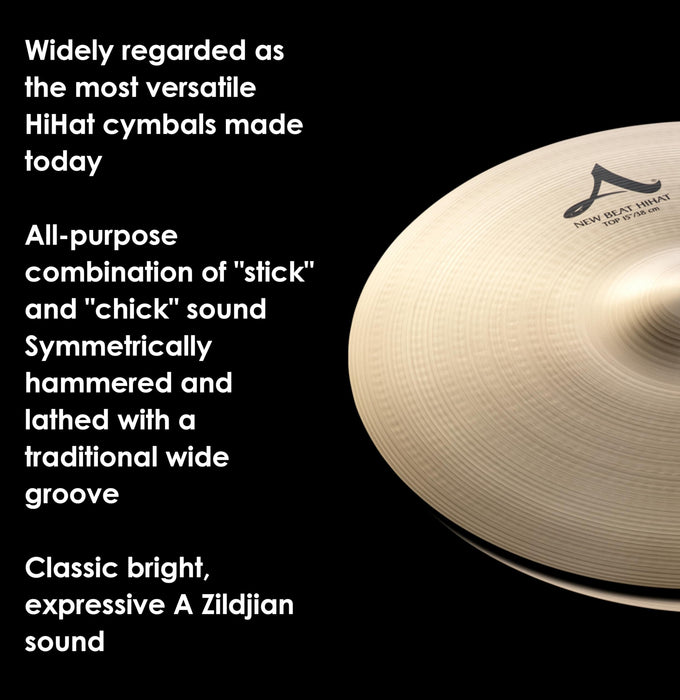 Zildjian Hi-Hat Cymbals, Multicolored, 15" (A0136)