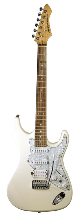 Aria 714 Standard Electric Guitar - Vintage White