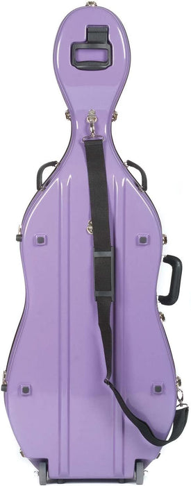 Bobelock 2000W Purple Fiberglass 4/4 Cello Case